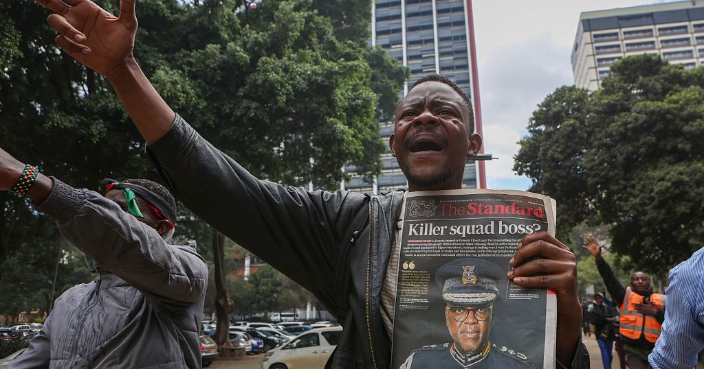 Kenyan police officer arrested after protests over blogger's death in custody
