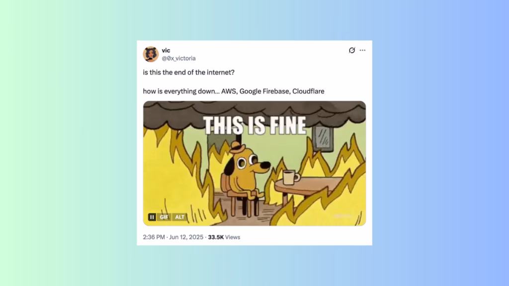 Internet down: Social media users are not taking it well