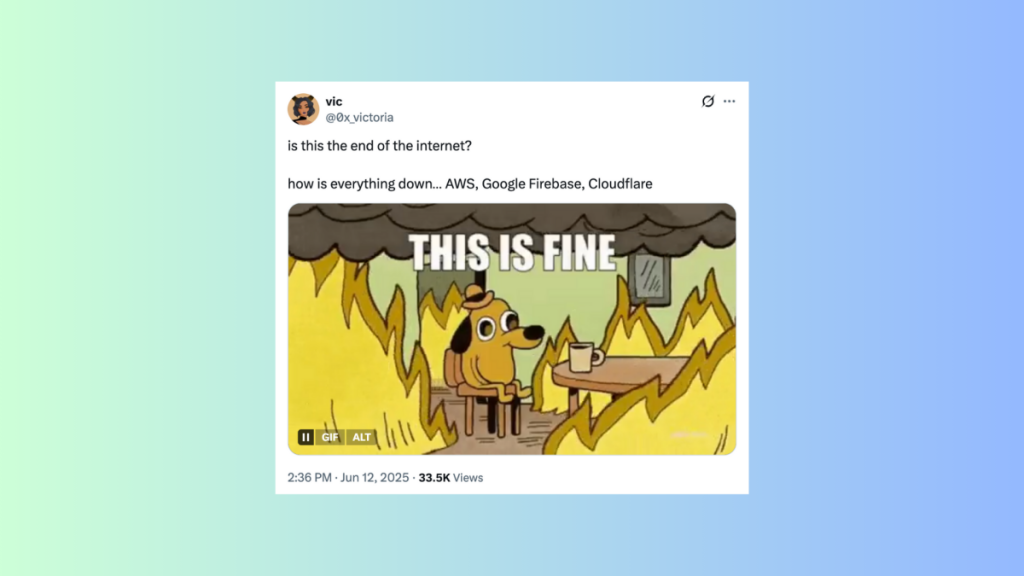 Internet down: Social media users are not taking it well