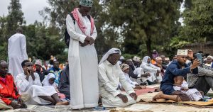 Kenyan Muslims pray for Gaza as they celebrate Eid Al-Adha