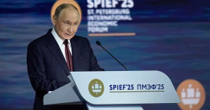 Putin downplays threat of recession at Saint Petersburg Forum, points to growth in manufacturing