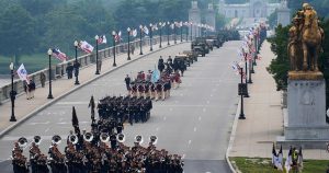 Military parade celebrates 250 years of US military