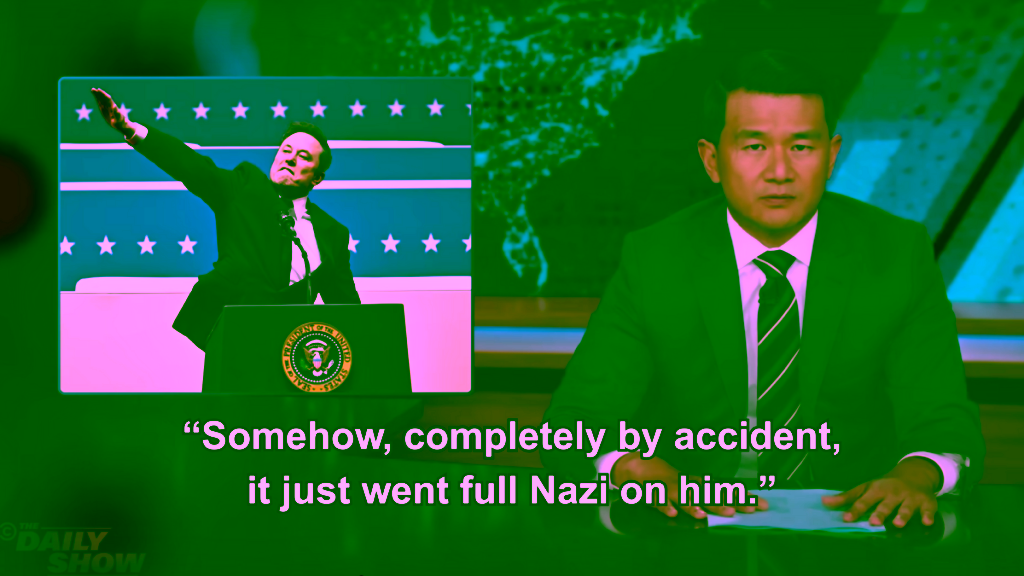 The Daily Show skewers Elon Musk over Groks antisemitic MechaHitler tirade