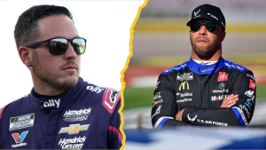 Alex Bowman(L) and Bubba Wallace(R)