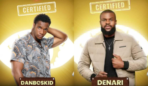 BBNaija 10: Housemates' fights, tears staged - Denari, Danboskid insist