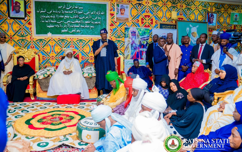 Emir of Daura orders First Lady, other guests to chant "Tinubu, Tinubu, Tinubu in 2027" — Daily Nigerian