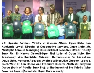 Fidelity Bank launches solar-powered bags for school children, donates 1,000 to Ogun pupils