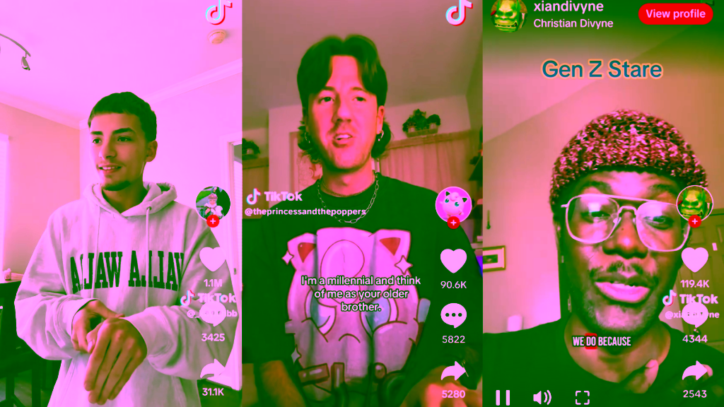 What is the Gen Z stare? TikTok zoomers and millennials are bickering over facial expressions