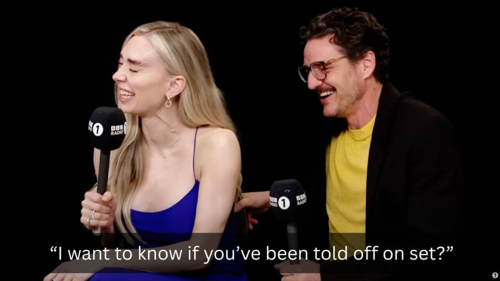 'Fantastic Four' stars Pedro Pascal and Vanessa Kirby answer questions from kids on BBC Radio 1