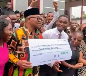Peter Obi donates N20m to UniCal dentistry department — Daily Nigerian