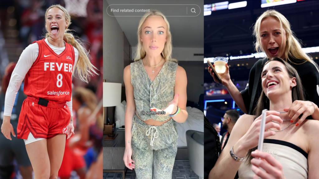 Sophie Cunningham defends Caitlin Clark in TikTok, gets fined