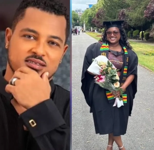 Van Vicker overjoyed as daughter graduates with law degree