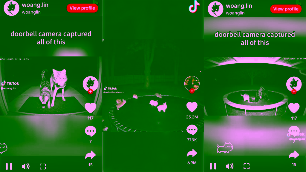 AI-generated animals in fake surveillance footage is fooling the internet