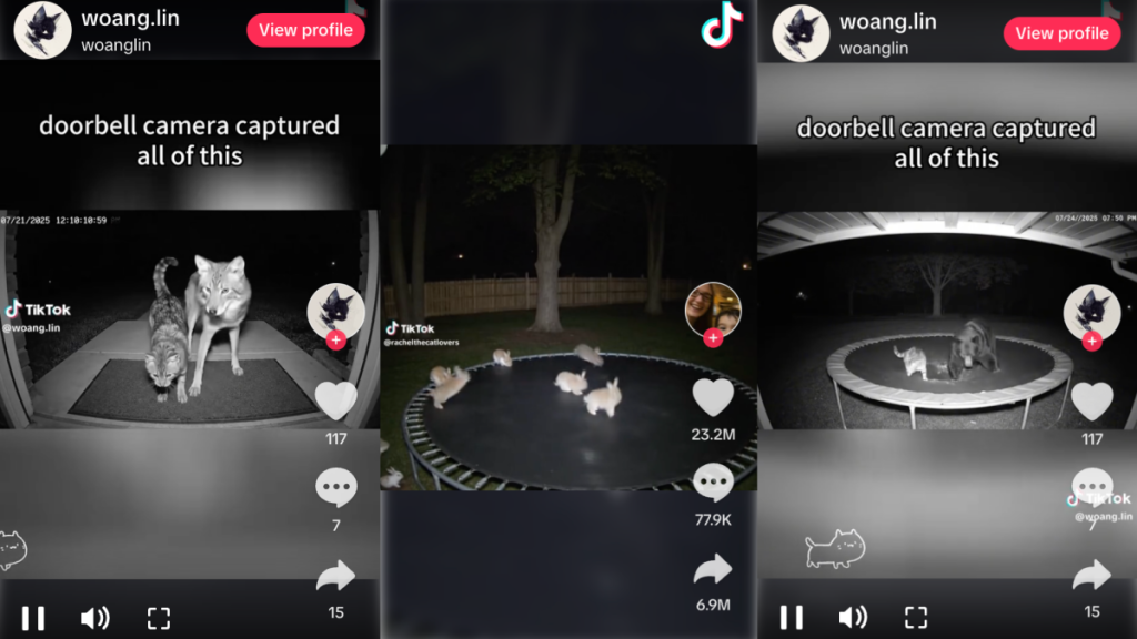 AI-generated animals in fake surveillance footage is fooling the internet
