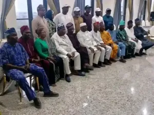 Bye-election: Tinubu's minister, Adelabu meets aggrieved APC aspirants [PHOTOS