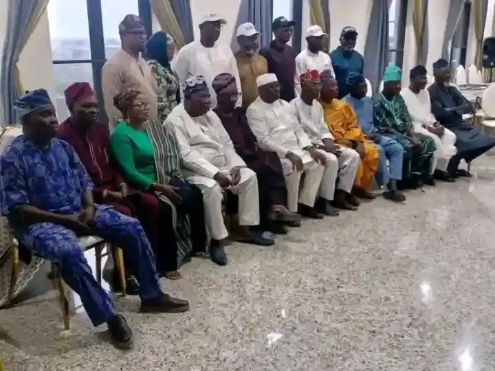 Bye-election: Tinubu's minister, Adelabu meets aggrieved APC aspirants [PHOTOS