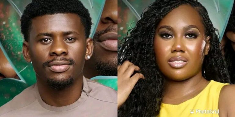 BBNaija lovebirds Victory, Gigi Jasmine argue over who made 'the first move'