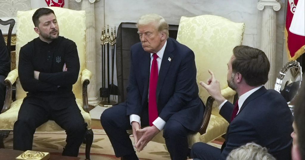 Zelensky brings backup in first White House visit since Trump shouting match