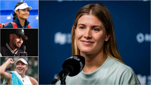Emma Raducanu, Nick Kyrgios, Amanda Anisimova and Eugenie Bouchard