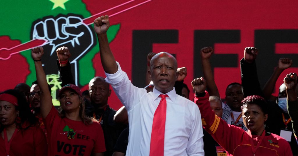 South African politician Julius Malema found guilty of hate speech