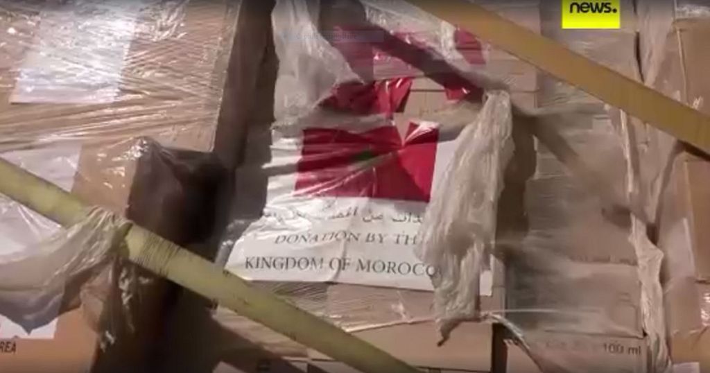 Morocco, Nations Ramp Up Gaza Aid with Medical Supplies and Morocco delivers third humanitarian Aid shipment to Gaza under King's directive