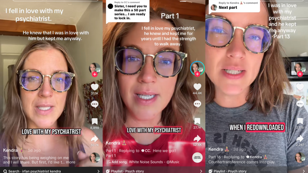 She says she fell in love with her predatory psychiatrist. Millions on TikTok are divided.