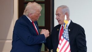 Trump Calls Netanyahu War Hero Amid Gaza Humanitarian Crisis 300x169