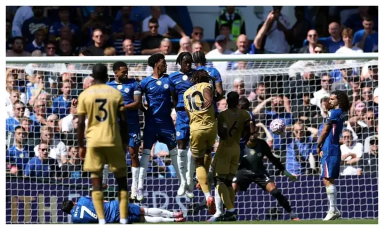 EPL: Why VAR cancelled Eze's free-kick goal against Chelsea