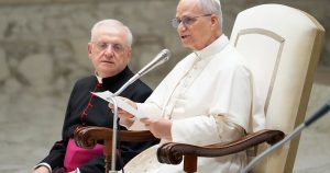 Vatican Pope Leo XIV Addresses Weekly Audience 300x158