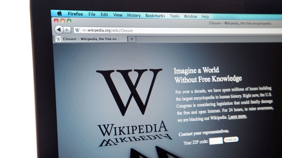 US lawmakers probe Wikipedia over bias claims — RT World News