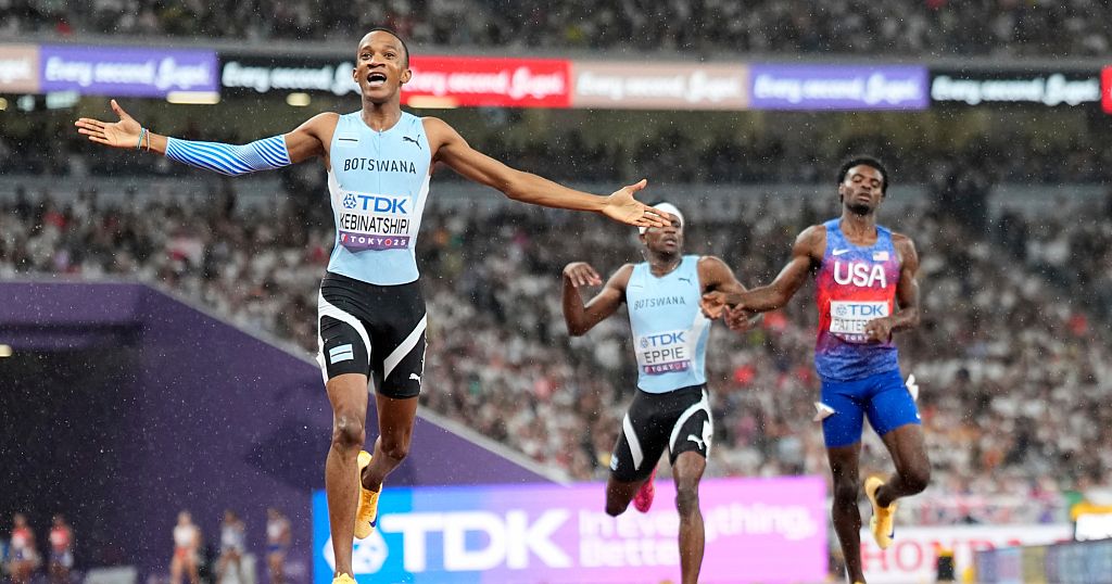 Collen Kebinatshipi leads Botswana to glory in men's 400m final
