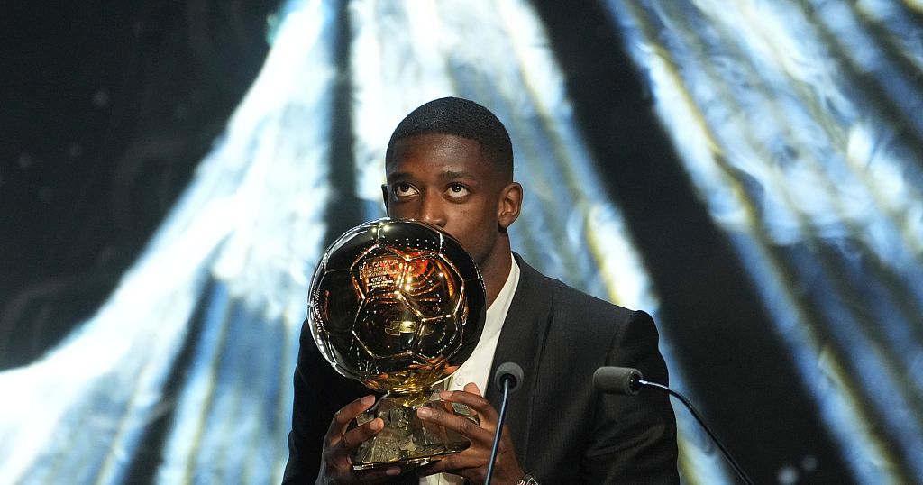 French player Ousmane Dembélé wins men's Ballon d'Or