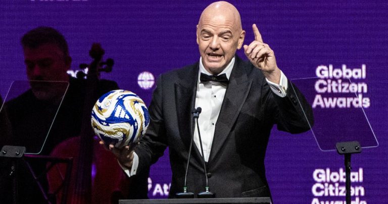 FIFA’s President Gianni Infantino honored with Global Citizen Award