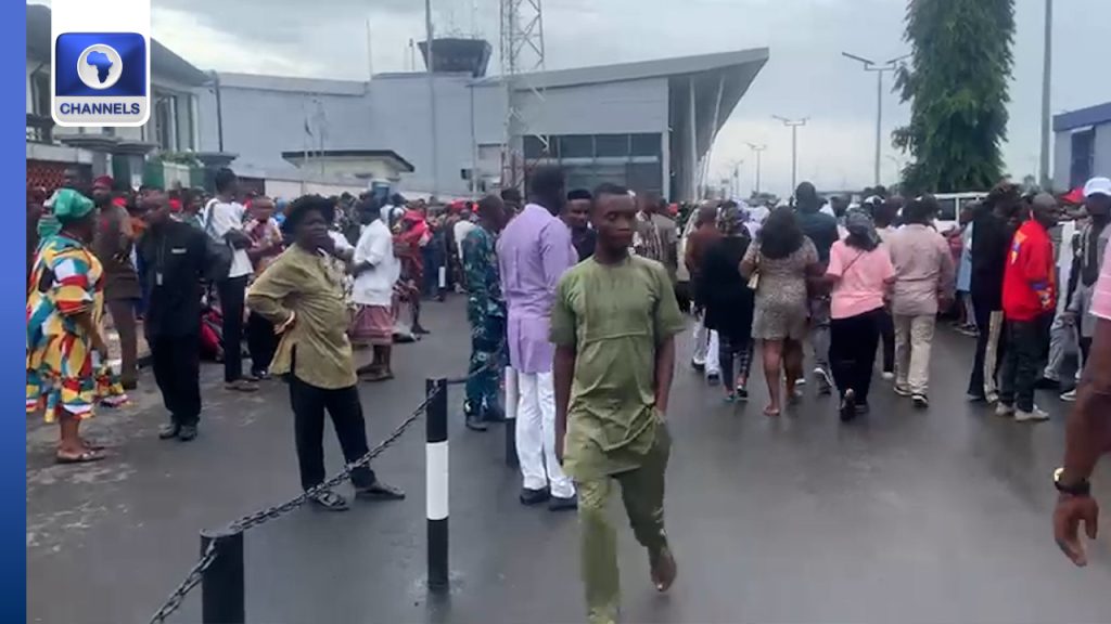 Supporters Gather At Port Harcourt Airport To Welcome Gov Fubara • Channels Television