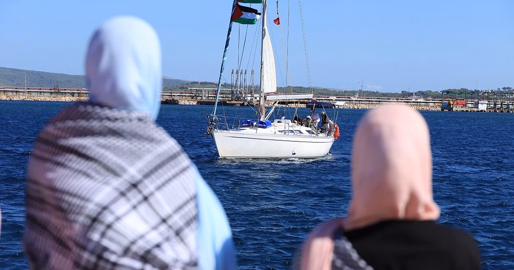 Flotilla carrying aid and activists to Gaza departs Tunisia
