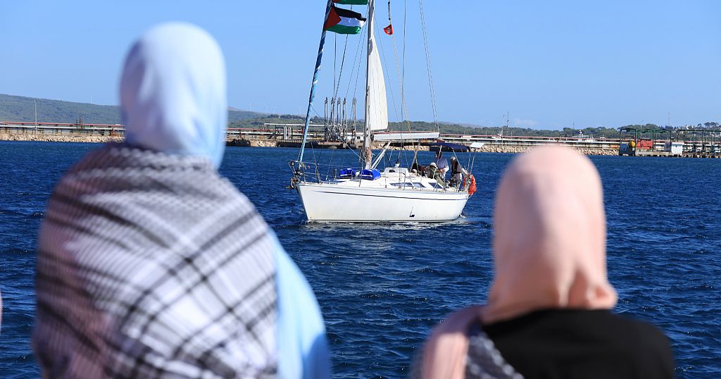 Gaza aid flotilla sails on after drone attacks Flotilla carrying aid and activists to Gaza departs Tunisia