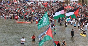 Gaza aid flotilla delays departure from Tunisian port after drone attacks