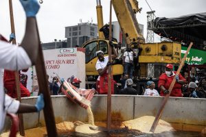 Hilda Baci completes world record attempt for largest pot of jollof rice
