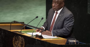 South Africa's president renews calls for Palestinian statehood