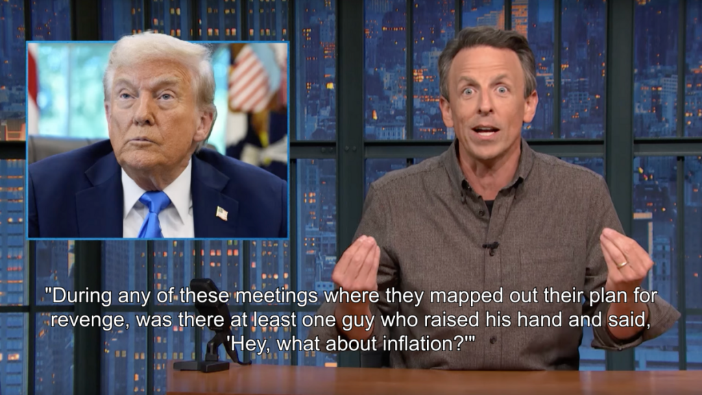 Seth Meyers tells Trump how to stop late night hosts from mocking him