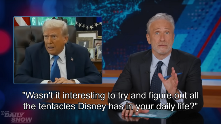 Jon Stewart responds to Jimmy Kimmel's return to air