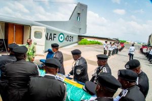 Police authorities hold Guard of Honour for late IGG Arase — Daily Nigerian