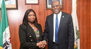 Nigeria Diaspora Remittances Triple To 600 Million Monthly. Abike Dabiri Erewa Chairman CEO Nigerians In Diaspora Commission With The Governor Of The Cent 300x162
