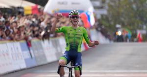 Slovenia's Tadej Pogačar takes gold at first African UCI Road World Championship