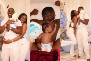 Priscilla Ojo, son Rakeem, reunite with Juma Jux in Tanzania [VIDEO]
