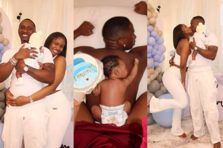 Priscilla Ojo, son Rakeem, reunite with Juma Jux in Tanzania [VIDEO]