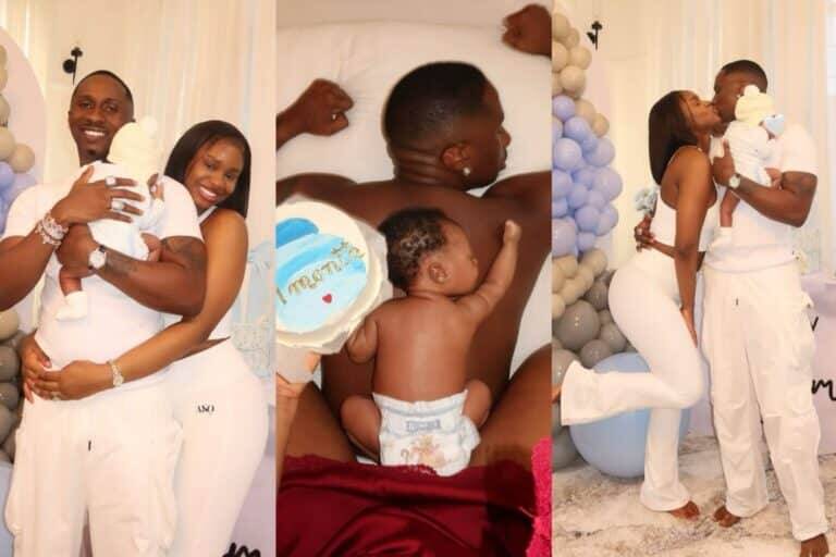 Priscilla Ojo, son Rakeem, reunite with Juma Jux in Tanzania [VIDEO]