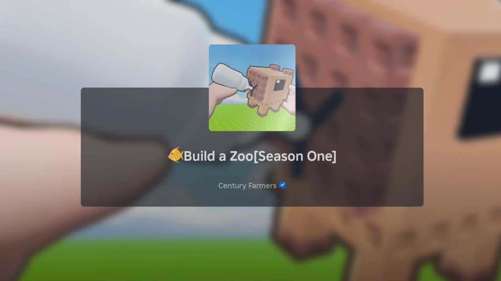 Build a Zoo loading screen