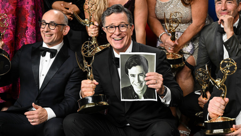Why Stephen Colbert got a standing ovation at the Emmy Awards