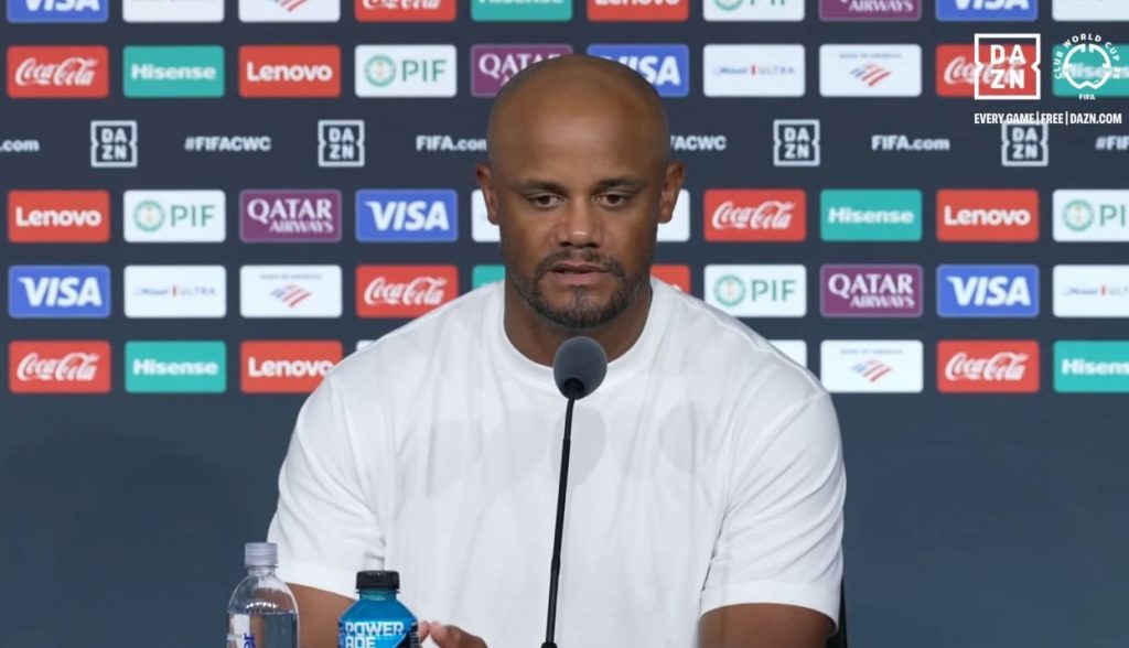UCL: Kompany reacts to Maresca's treatment of Sterling at Chelsea